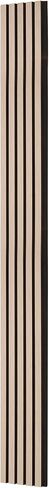 VEVOR Wood Slat Acoustic Panels, 7.9 x 94.5 in, 4-Piece MDF Accent Wooden Wall Panels, Faux Wood Wall Board Panels for Modern Interior Decor and Noise Reduction, Walnut in Saudi Arabia