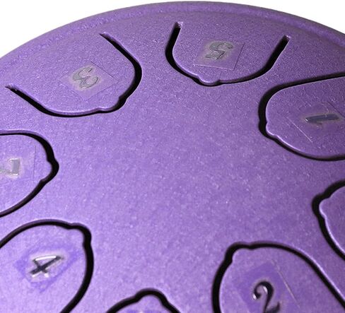 Rain Drum for Outside Mini Steel Tongue Drum Rain Chime 4.5 Inches 8 Notes Waterproof Handpan Drum Healing Instrument for Yoga, Meditation, Music Therapy for All Ages (Green) in Saudi Arabia