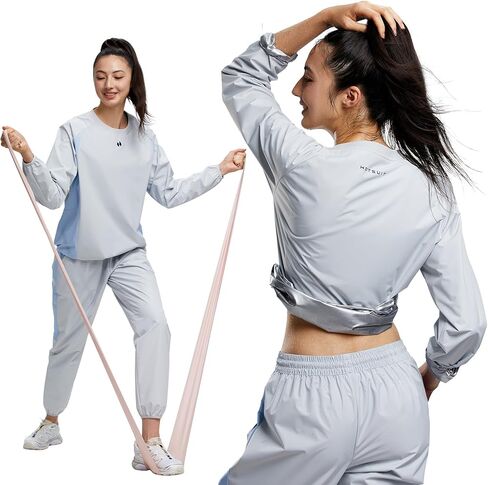 HOTSUIT Sauna Suit Women Durable Gym Exercise Workout Sauna Jacket Pants Sweat Suits in Kuwait