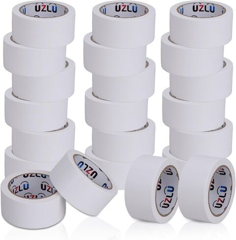 Duct Tape Bulk, Black Duct Tape Heavy Duty, 24 Rolls x 20 Yard x 1.88 Inch Per Roll, Flexible, No Residue, All-Weather and Tear by Hand, Bulk Value for Indoor & Outdoor Repairs, Industrial Use in Saudi Arabia
