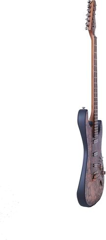 Guyker Full Size Electric Guitar 6 String Solid Body F-ST Strat Style - Right Handed Tuners, SSS Pickups, Potentiometer Knobs, for Beginner Intermediate & Pro Players(Ancient Bronze, Skeleton Surface) in Saudi Arabia