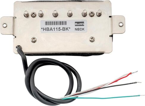 Artec HBA115 Alnico 5 Uncovered Humbucker Electric Guitar Bridge Pickup 16.8K, Black in Saudi Arabia