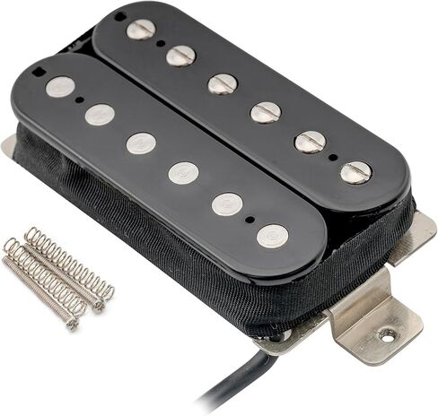 Artec HBA115 Alnico 5 Uncovered Humbucker Electric Guitar Bridge Pickup 16.8K, Black in Saudi Arabia