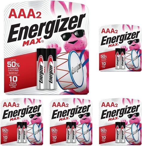 Energizer MAX Alkaline Batteries AAA 2 Each in Saudi Arabia