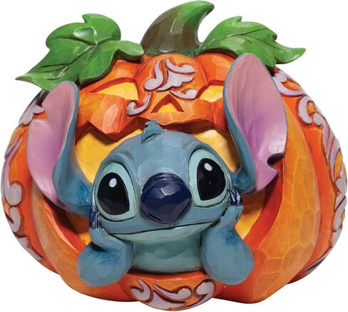 تمثال Enesco Jim Shore Disney Traditions Lilo and Stitch Jack O'Lantern، مقاس 4.02 بوصة، متعدد الألوان in Saudi Arabia