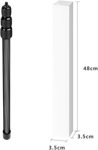 Andoer Handheld Microphone Boom Arm 4-Section Extendable Mic Arm Carbon Fiber Boom Pole for Microphones 1/4 Inch Screw & Thread with Foam Grip Twist Locks Max. Length 155cm/61in in Saudi Arabia