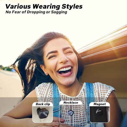 GODOX Cube-SL Kit2 Wireless Lavalier Microphone for iPhone/Lightning Device, 8H Battery Life, 2.4G Wireless Mic, 300m(1000ft.) Range, Noise Cancelling with Charging Case for Vlogging, TikTok in Saudi Arabia