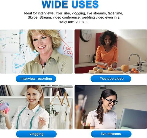 ميكروفون BOYA BY-DM10UC، ميكروفون رقمي متعدد الاتجاهات مزود بكابلات إخراج USB-C للهواتف الذكية التي تعمل بنظام Android والأجهزة اللوحية وأجهزة كمبيوتر MAC/PC in Kuwait