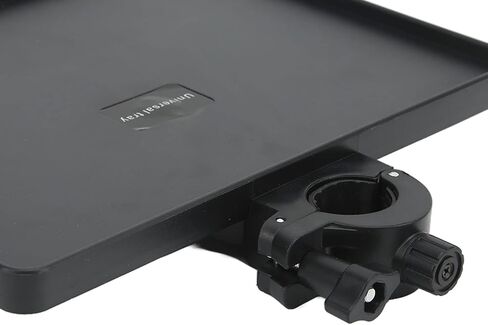 Microphone Stand Tray, Adjustable Mic Stand Tray Clamp On Rack Tray Holder, Microphone Stand Accessory Tray for Stage Live Streaming Recording in Kuwait