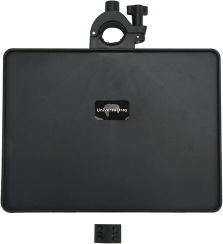 Microphone Stand Tray, Adjustable Mic Stand Tray Clamp On Rack Tray Holder, Microphone Stand Accessory Tray for Stage Live Streaming Recording in Kuwait