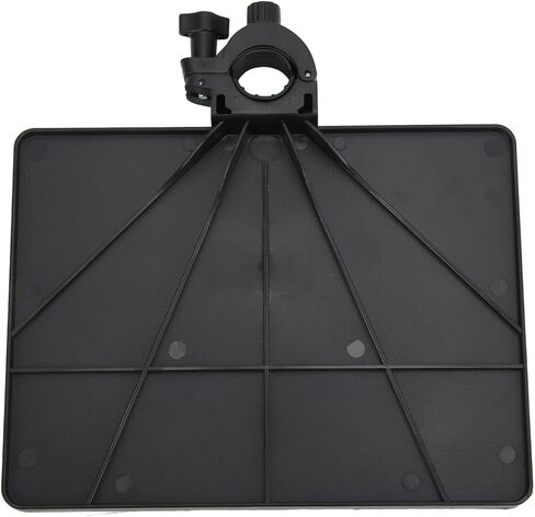 Microphone Stand Tray, Adjustable Mic Stand Tray Clamp On Rack Tray Holder, Microphone Stand Accessory Tray for Stage Live Streaming Recording in Kuwait