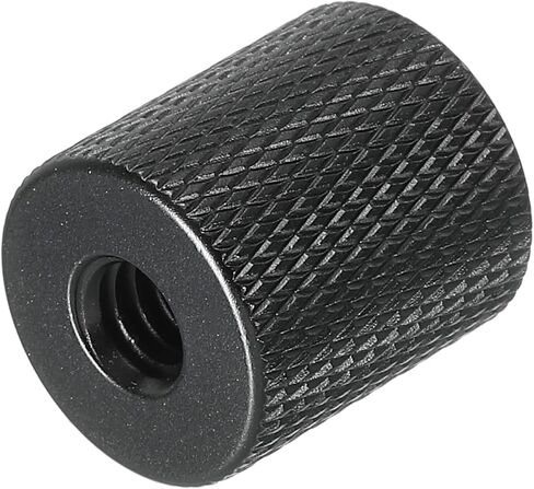 MECCANIXITY Mic Stand Adapter 1/4 Female to M8 Thread Female Camera Screw Thread Adapter for Microphone Tripod Stand Black in Saudi Arabia