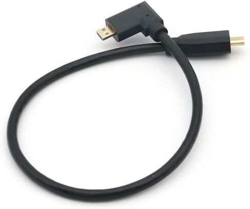 Halokny 8K Micro HDMI to Micro HDMI Cable,1Ft 8K@60hz Micro HDMI Male to Micro HDMI Male High Speed Cord for Gopro Cameras Small HD Monitors (Micro HDMI to Micro HDMI (down)) in Saudi Arabia