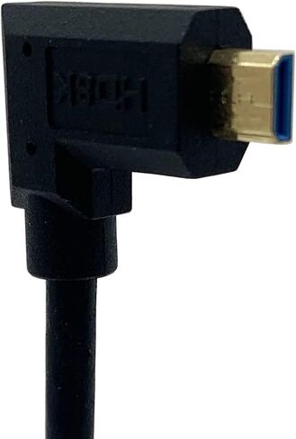 Halokny 8K Micro HDMI to Micro HDMI Cable,1Ft 8K@60hz Micro HDMI Male to Micro HDMI Male High Speed Cord for Gopro Cameras Small HD Monitors (Micro HDMI to Micro HDMI (down)) in Saudi Arabia