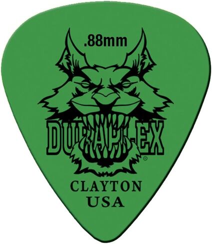 Clayton Picks DXS88/12 Duraplex Guitar Picks Standard Shape .88mm, 12pcs. in Saudi Arabia