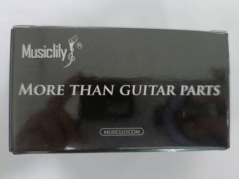 Musiclily Pro ST-DPMA Alnico 5 Dual Hot Rail Single Coil Sized Humbucker Pickup 9.2K for Strat Style Electric Guitar, Black Body Chrome Rail in Saudi Arabia