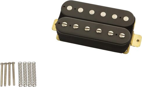 ARTEC HBC115 Humbucker Nickel Adjustable Pole-Piece Bridge Pickup (Ceramic Bar), Black in Saudi Arabia