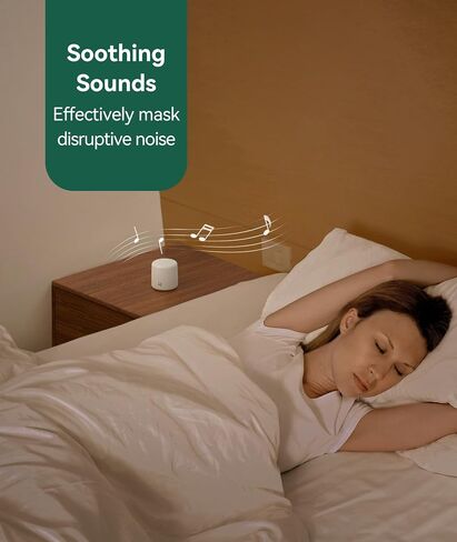 Portable Sound Machine - Travel White Noise Machine for Adults Baby, Sound Machine for Sleeping, 16 Relaxing Sounds, Timer & Rechargeable, Mini White Noise Sound Machine for Office, Hotel, Home, Gifts in Saudi Arabia