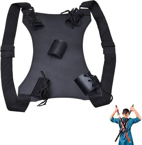 Sword Holster, Adjustable Cosplay Sword Belt to Hold 1 Sword，Leather Ring Belt Holster,Katana Holder Belt for Ninja Hero Cosplay Anime Costume in Saudi Arabia