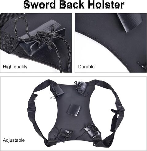 Sword Holster, Adjustable Cosplay Sword Belt to Hold 1 Sword，Leather Ring Belt Holster,Katana Holder Belt for Ninja Hero Cosplay Anime Costume in Saudi Arabia