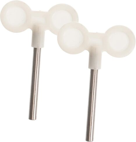 Totority 2pcs Winding clockwork supplies music Box hair scrunchies Winder winding keys winding keys replacement movement handle Metal self made Component Winding Keys For Windup Jewelry in Kuwait