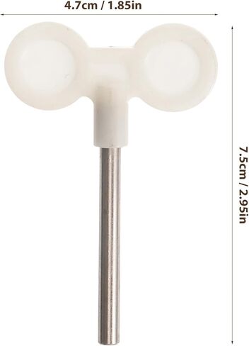 Totority 2pcs Winding clockwork supplies music Box hair scrunchies Winder winding keys winding keys replacement movement handle Metal self made Component Winding Keys For Windup Jewelry in Kuwait