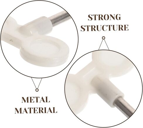 Totority 2pcs Winding clockwork supplies music Box hair scrunchies Winder winding keys winding keys replacement movement handle Metal self made Component Winding Keys For Windup Jewelry in Kuwait