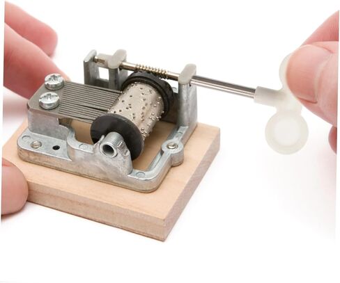 Totority 2pcs Winding clockwork supplies music Box hair scrunchies Winder winding keys winding keys replacement movement handle Metal self made Component Winding Keys For Windup Jewelry in Kuwait