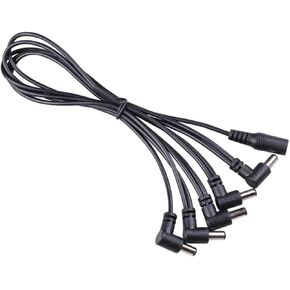 Mooer Pdc5A Multi Dc Power Cable, 5 Right Angle Connector