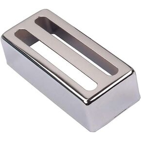 Alnicov 2PCS Electric Guitar Pickups Cover，Guitar Humbuckers Pickup Cover，69mm X 29mm for Guitar Parts，Chrome