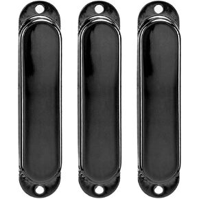 3Pcs Guitar Pickup Cover,Electric Guitar Single Coil Pickup Cover Copper Material Guitar Accessories(Silver) Pickup