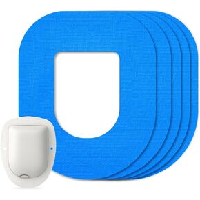 HONYOU 25Pack Omnipod 5 Adhesive Patches Waterproof & Sweatproof Last for 10 Days,Omnipod Patches Black Pre-Cut Pod Pals Adhesive Overlay,Hypoallergenic & Latex Free Omnipod 5 Overpatches