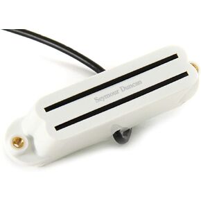 Seymour Duncan SCR-1n Cool Rails Neck Strat Single Coil Sized Humbucker Pickup - White