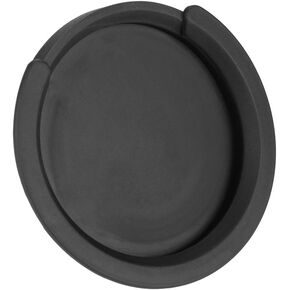 Guitar Soundhole Cover, 86mm Palstic Guitar Sound Hole Cover Feedback Buffer Cover usical Instruments Accessory (Black)