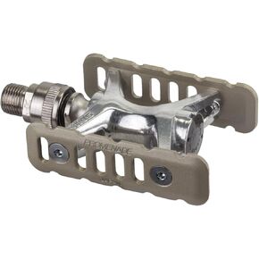 MKS Promenade Ezy Pedals Silver, 9/16 Inch