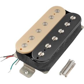 Artec VH-Rock Alnico 5 Uncovered Humbucker Electric Guitar Neck Pickup 8.6K, Zebra