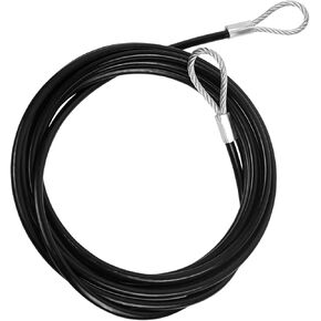 Aoneky 3/16'' Double Loop Steel Cable (10ft)