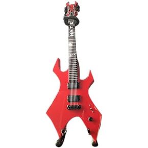 Fan Merch Mick Thompson Signature Red Warlock Miniature Guitar Replica Collectible