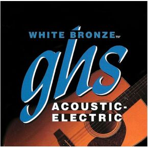 GHS WB12L Light White Bronze 12 String Acoustic Guitar Strings