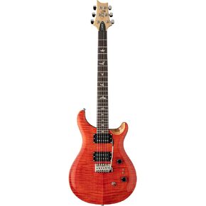 PRS Guitars 6 String SE Custom 24-08 Electric Guitar, Blood Orange with Gig Bag, Right, (107994::BR:)