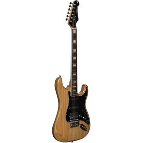 Stagg 6 String Solid-Body Electric Guitar, Right, Natural, Full (SES-60 NAT)