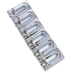 String Surfer Brass Roller Strat Replacement Saddles | Narrow 2 1/16" Spacing