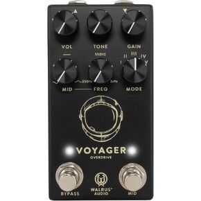 Walrus Audio Voyager MKII Pre-Amp Overdrive Pedal, Black