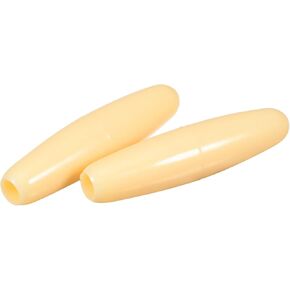 MECCANIXITY Guitar Single Tremolo Arm Bar Tip Cap 5mm Dia ABS Yellow Cover for Electric Guitars Arm Crank Handles, Pack of 2
