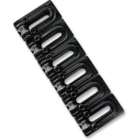 String Surfer Brass Roller Strat Saddles | Wide Gold
