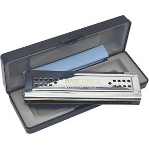 Professional Swan 24 Holes Key of C&G Double-side Tremolo Harmonica Mouth Organ Woodwind Instruments