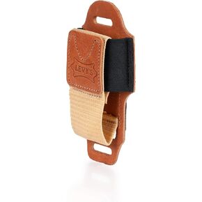 Levy's Leathers Wireless Transmitter Bodypack Holder; Tan Leather (MM14-TAN)