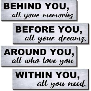 wuguimeii Outer Space Themed Motivational Wall Decor - Boys Kids Room Wall Decor，Motivational Plaque Wall Art Decorations for Bedroom Bathroom Teen Boys Encouragement Cheer up Gifts