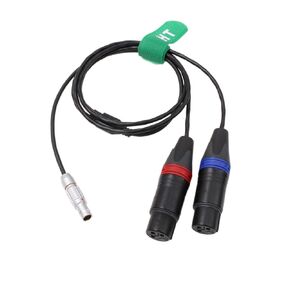 Line Level Audio Cable for ARRI Alexa 35 Mini LF Camera Sound Devices 688 Mixer 6 Pin to 2-Channel XLR 3-pin Female 80cm