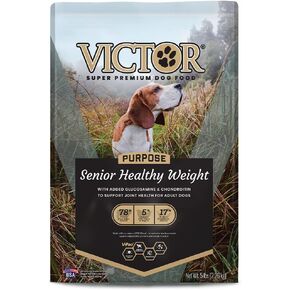 Victor Super Premium Dog Food – Purpose - Senior Healthy Weight – Gluten Free Weight Management Dry Dog Food for Senior Dogs with Glucosamine and Chondroitin, for Hip and Joint Health, 15lbs